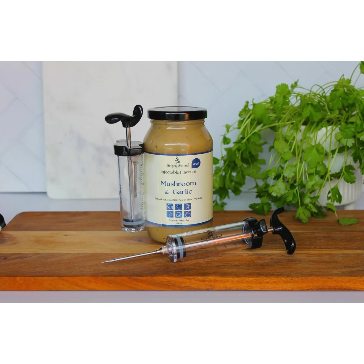Simply Stirred - Injectable Flavours - Mushroom & Garlic