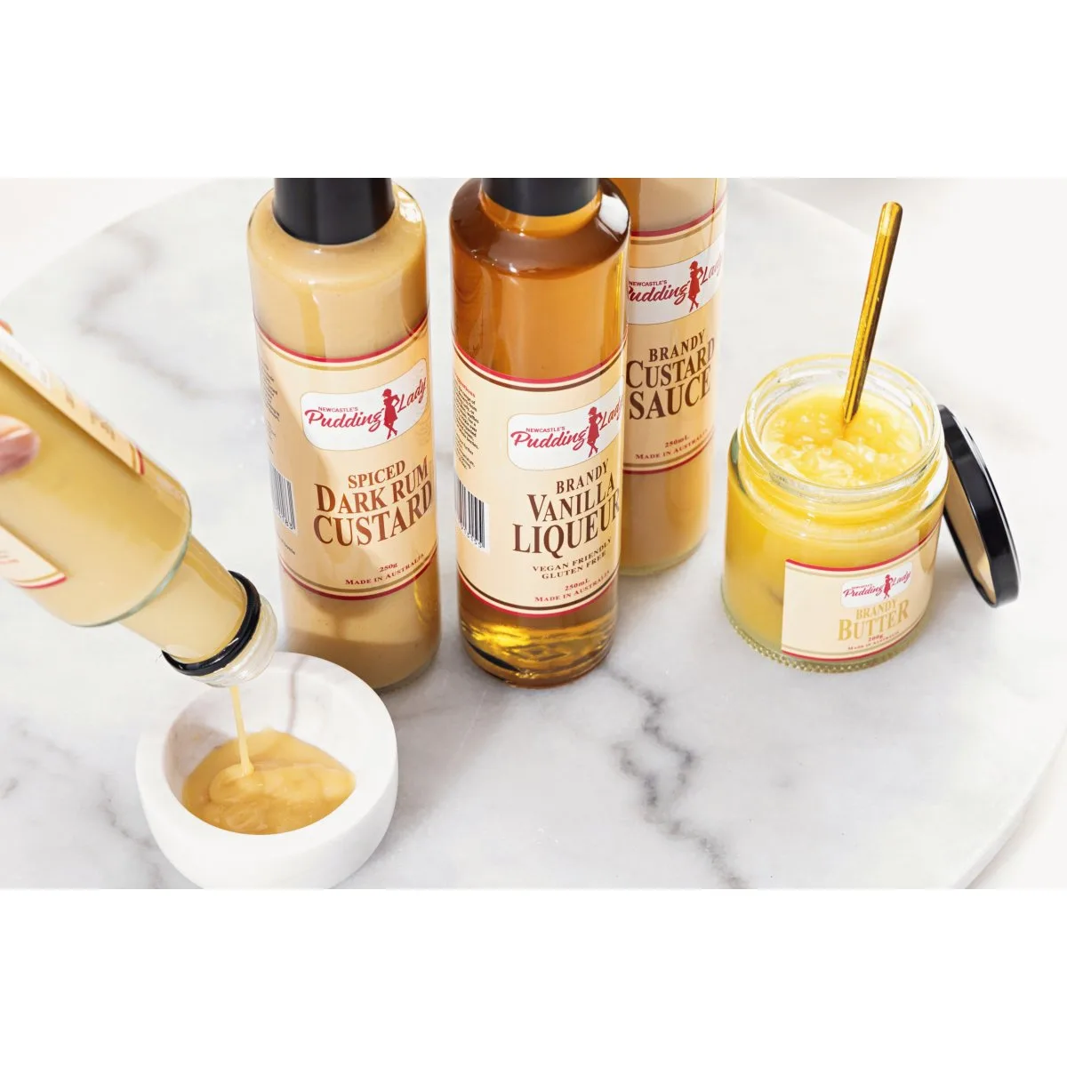 Spiced Dark Rum Custard 250ml Bottle