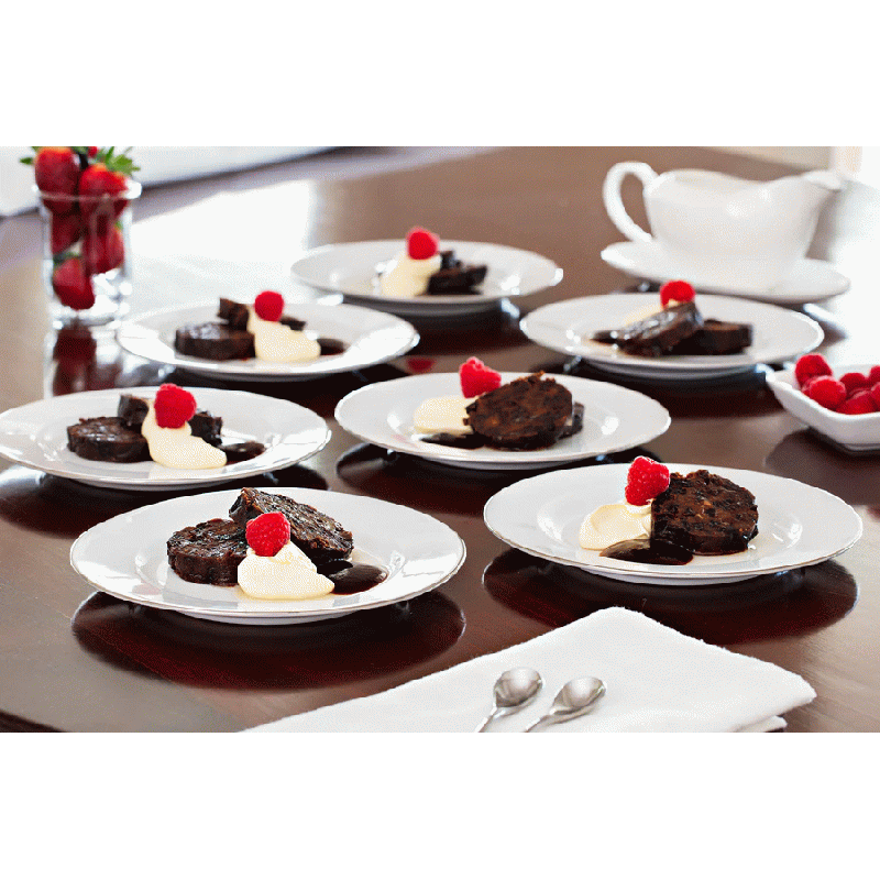 Macadamia Nut Christmas Pudding - Log