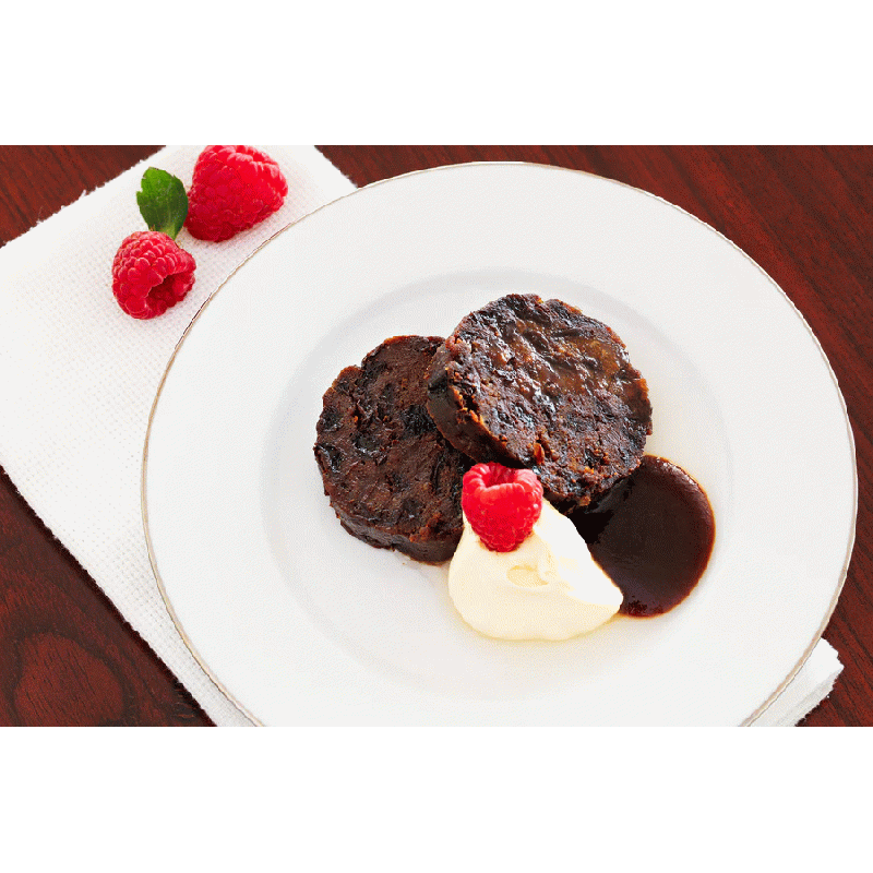 Chocolate Rum And Raisin Christmas Pudding